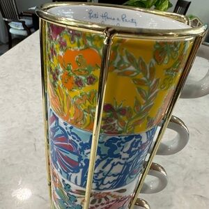 Lily Pulitzer Stacking Mugs